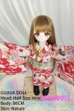 GUAVADOLL 86cm DMS02 PVCヘッド ミニラブドール 貧乳 ノーマル肌 かわいい アニメ タッチワイフ