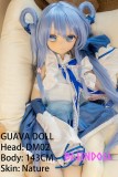 GUAVADOLL 143cm DM02 PVCヘッド 二次元 ラブドール Cカップ ノーマル肌 美少女騎士 かわいい セックス人形