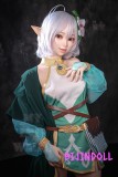 My Loli Waifu 148cm Ali #60Bヘッド ロり系ラブドール Bカップ フルシリコン製 模擬口腔付き エルフ ダッチワイフ
