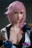 gameladyNo.19 171cm G-cup シリコン製 ライトニングリアルドール ファイナルファンタジーラブドール 戦闘服