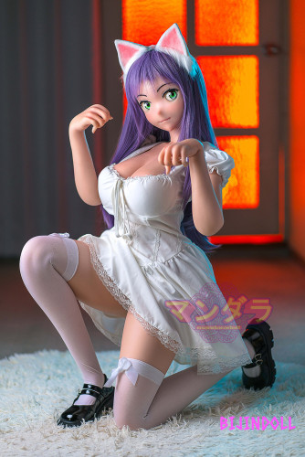 MandaraDoll MA#105 ポーガール 142cm H-cup シリコン製 猫耳メイドラブドール 爆乳アニメドール ポルノダッチワイフ