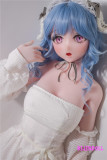 ElsaBabe RAHC011 早川可可 165cm 八重歯ラブドール ピンクのアイ 青髪ダッチワイフ 青春リアルドール