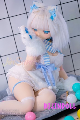 WM Doll 140cm Bカップ #Y011Sヘッド ソフトビニール製ヘッド+シリコン製ボディ アニメラブドール ネコミミコスプレ系ダッチワイフ