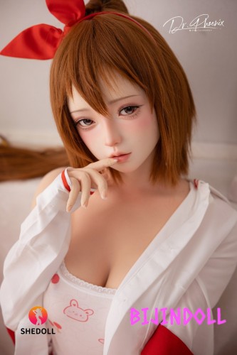 SHEDOLL 柠檬 148cm Dカップ シリコン 赤リボン学生系 エッチ人形 制服 ダッチワイフ