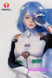 SHEDOLL 江小婉 168cm Eカップ シリコン 綾波レイ風 ダッチドール コスプレ ラブドール
