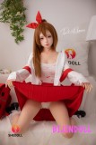 SHEDOLL 柠檬 148cm Dカップ シリコン 赤リボン学生系 エッチ人形 制服 ダッチワイフ