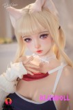 SHEDOLL 熙熙 148cm Dカップ シリコン 猫耳 タッチワイフ セーラー服 セックスドール