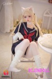 SHEDOLL 熙熙 148cm Dカップ シリコン 猫耳 タッチワイフ セーラー服 セックスドール