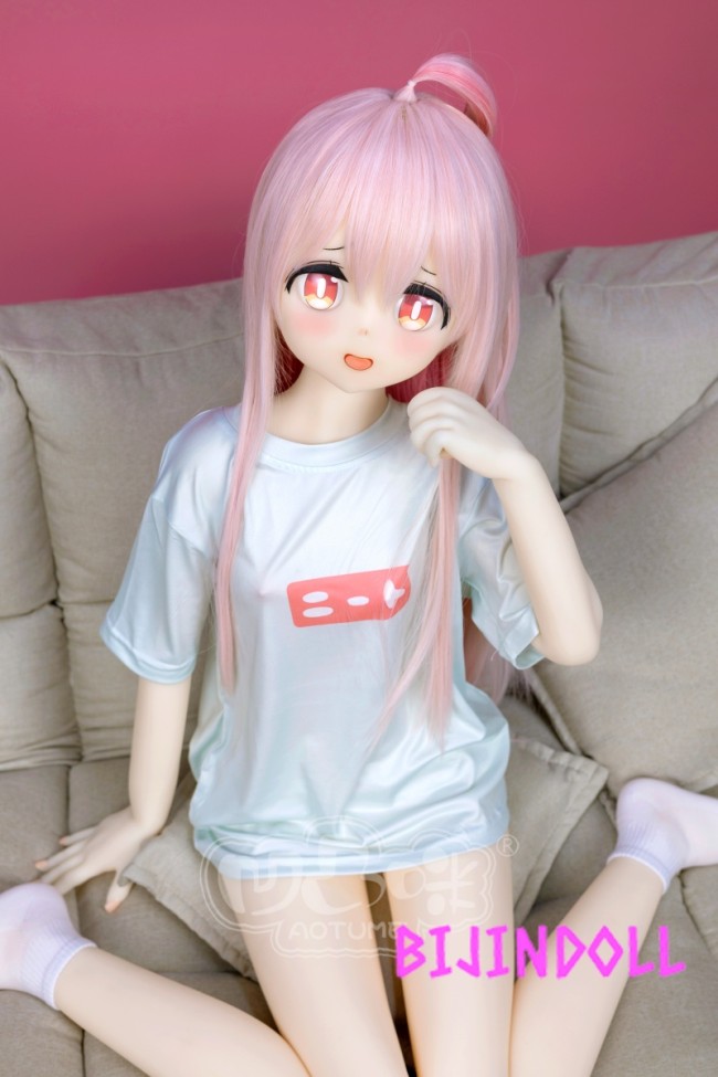 Aotumedoll 緒山 まひろ #129ヘッド 135cm AAカップ TPE材質 コスプレ系 美少女 ピンク髪 ラブドール