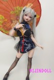 ElsaBabe 柴田遥 RAD015 148cm-L フルシリコン製 銀髪 チャイナドレス ダッチワイフ