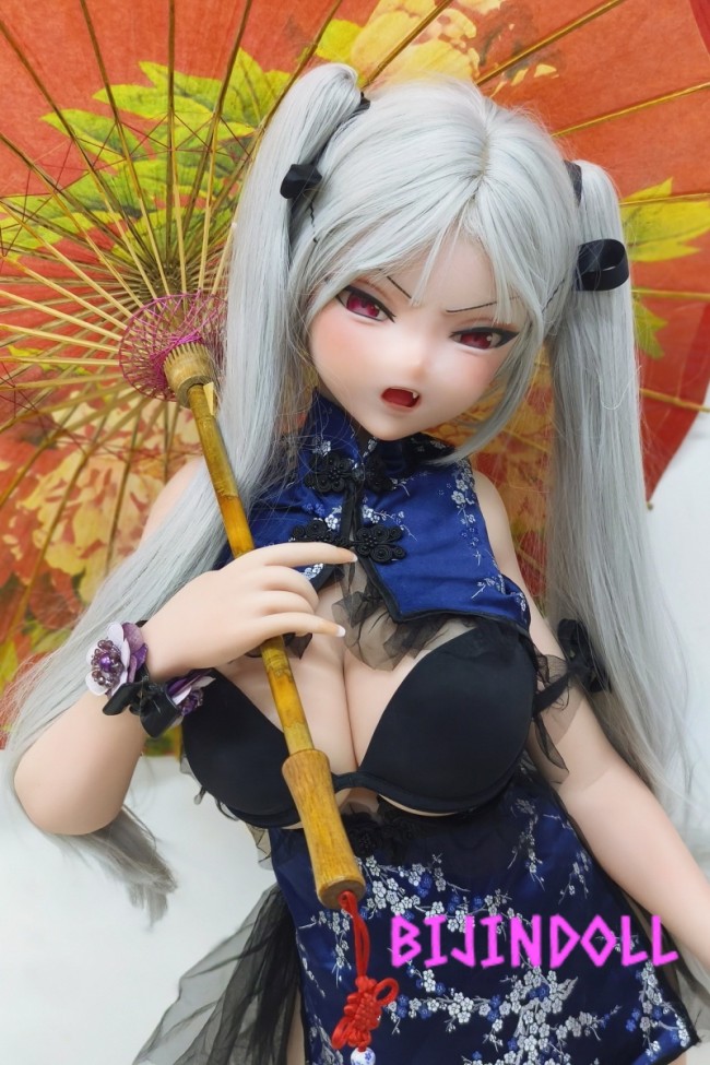 ElsaBabe 柴田遥 RAD015 148cm-L フルシリコン製 銀髪 チャイナドレス ダッチワイフ