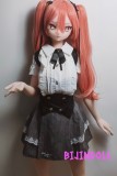ElsaBabe 水谷柚 RAD034 148cm-M フルシリコン製 ピンク髪 アニメ 美少女 リアルドール