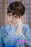 My Loli Waifu 萌愛 #47 138cm AAカップ TPE材質ボディ+シリコンヘッド 黒髪 着物 美人 ラブドール