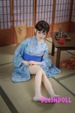 My Loli Waifu 萌愛 #47 138cm AAカップ TPE材質ボディ+シリコンヘッド 黒髪 着物 美人 ラブドール