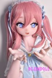 ElsaBabe 莫莉 AHR018 140cm-L フルシリコン製 ピンク髪 可愛い 口開け セックスドール