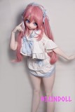 ElsaBabe 莫莉 AHR018 140cm-L フルシリコン製 ピンク髪 可愛い 口開け セックスドール