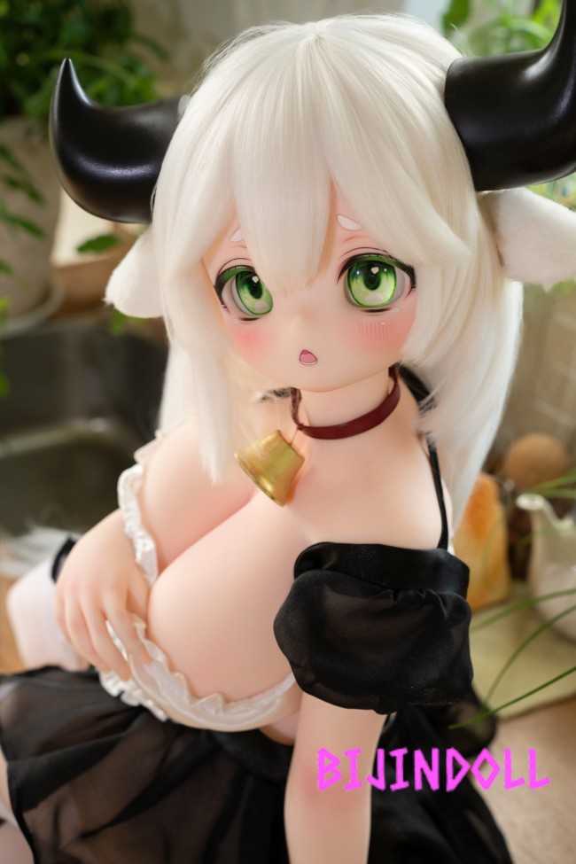 MOZUDOLL 图图 SSRシリーズ 121cm ビニールヘッド+TPEボディ 画像と同じ仕様 可愛い 巨乳 アニメ 乳牛 メイド ラブドール