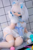 WMDoll 露可 #Y011S 140cm C cup PVCヘッド シリコンボディ青い猫娘ドール 可憐ラブドール アニメ可愛いドール