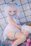 WMDoll 露可 #Y011S 140cm C cup PVCヘッド シリコンボディ青い猫娘ドール 可憐ラブドール アニメ可愛いドール