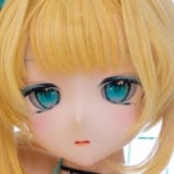 WMDoll#Y002 146cm Ｃカップ  プラスチックヘッド+TPE製ボディ めちゃくちゃ可愛い笑顔ラブドール