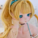 WMDoll#Y002 146cm Ｃカップ  プラスチックヘッド+TPE製ボディ めちゃくちゃ可愛い笑顔ラブドール