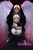 Funwest Bella #037S 159cm Aカップ フルシリコン リアルな肌質感付き ハロウィン シスター 貧乳 欧米系 ラブドール