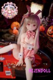 CroissantDoll(羊角社Doll) 手描きメイク #B02 141cm ビニール製ヘッド かわいい バニーガール アニメ ダッチワイフ