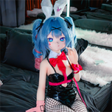 CroissantDoll(羊角社Doll) #B02 132cm ビニール製ヘッド バニーガール かわいい コスプレ系 ダッチワイフ