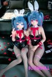 CroissantDoll(羊角社Doll) #B02 132cm ビニール製ヘッド バニーガール かわいい コスプレ系 ダッチワイフ