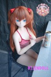 CroissantDoll(羊角社Doll) 手描きメイク #B04 155cm ビニール製ヘッド かわいい 美少女 アニメ系 セックス人形