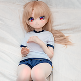CroissantDoll(羊角社Doll) イリヤ 手描きメイク #B01 141cm ビニール製ヘッド コスプレ系 アニメ 可愛い ラブドール