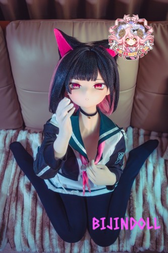 CroissantDoll(羊角社Doll) 手描きメイク #B04 155cm ビニール製ヘッド コスプレ系 制服 美少女 萌え猫耳 リアルドール
