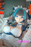 CroissantDoll(羊角社Doll) チェシャー 手描きメイク #B03 165cm ビニール製ヘッド ゲーム コスプレ かわいい 二次元 ラブドール