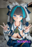 CroissantDoll(羊角社Doll) チェシャー 手描きメイク #B03 165cm ビニール製ヘッド ゲーム コスプレ かわいい 二次元 ラブドール