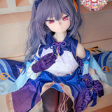 CroissantDoll(羊角社Doll) 刻晴 手描きメイク #B04 155cm ビニール製ヘッド ゲーム コスプレ 二次元 アダルト ドール