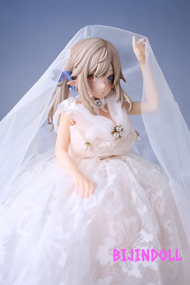 Otaku Doll 純白精灵 50cm フィギュア PVCヘッド+シリコンボディ 花嫁 エロ 美少女 かわいい ラブドール