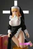 Otaku Doll 都祷由美 65cm フィギュア PVCヘッド+シリコンボディ 巨乳 オナホドール 修道女 ラブドール