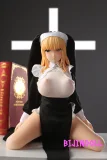 Otaku Doll 都祷由美 65cm フィギュア PVCヘッド+シリコンボディ 巨乳 オナホドール 修道女 ラブドール