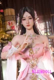Doll Senior 舞雪（Wuxue）165cm Bカップ フルシリコン リアルな肌質感付き 顎機能付き ちっぱい 美女 ラブドール