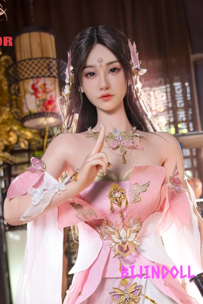 Doll Senior 舞雪（Wuxue）165cm Bカップ フルシリコン リアルな肌質感付き 顎機能付き ちっぱい 美女 ラブドール