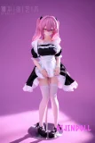 BCDOLL #F06 63cm ミナ(Mina) Cカップ PU製ヘッド＋シリコンボディミニ ラブドール フィギュア 赤面メイド系 ダッチワイフ