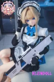 CroissantDoll(羊角社Doll) 飛馬鳥時 手描きメイク #B07 155cm ビニール製ヘッド メイド服 アニメ系 コスプレ系 二次元 ラブドール