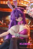 CroissantDoll(羊角社) 千鶴 手描きメイク #B08 155cmM 爆乳 ビニール製ヘッド バニーガール アニメ系 コスプレ ラブドール