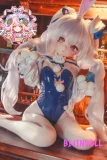 CroissantDoll(羊角社) 拉菲 手描きメイク #B02 141cm  ビニール製ヘッド 可愛い 二次元 アニメ系 ラブドール