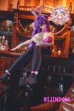 CroissantDoll(羊角社) 千鶴 手描きメイク #B08 155cmM 爆乳 ビニール製ヘッド バニーガール アニメ系 コスプレ ラブドール