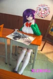 CroissantDoll(羊角社) 千鶴 手描きメイク #B08 155cmM 爆乳 ビニール製ヘッド 制服 アニメ コスプレ ラブドール