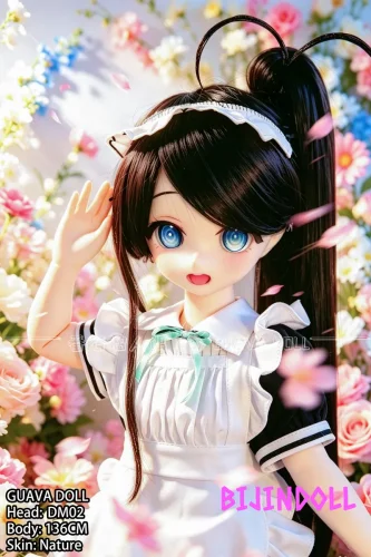GUAVADOLL #DM02 136cm PVCヘッド 可愛い アニメ系 コスプレ メイド服 ラブドール