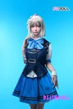 FUDOLL 千夏 152cm Fカップ シリコン製 リアルな肌質感付き 顎機能付き 美少女 制服 可愛い ラブドール