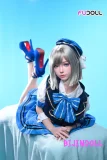 FUDOLL 千夏 152cm Fカップ シリコン製 リアルな肌質感付き 顎機能付き 美少女 制服 可愛い ラブドール
