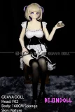 GUAVADOLL #F02 168cm Gカップ ビニール製ヘッド+スポンジ製ボディ アニメ系 可愛い 軽量化7.5kg 新品 ラブドール